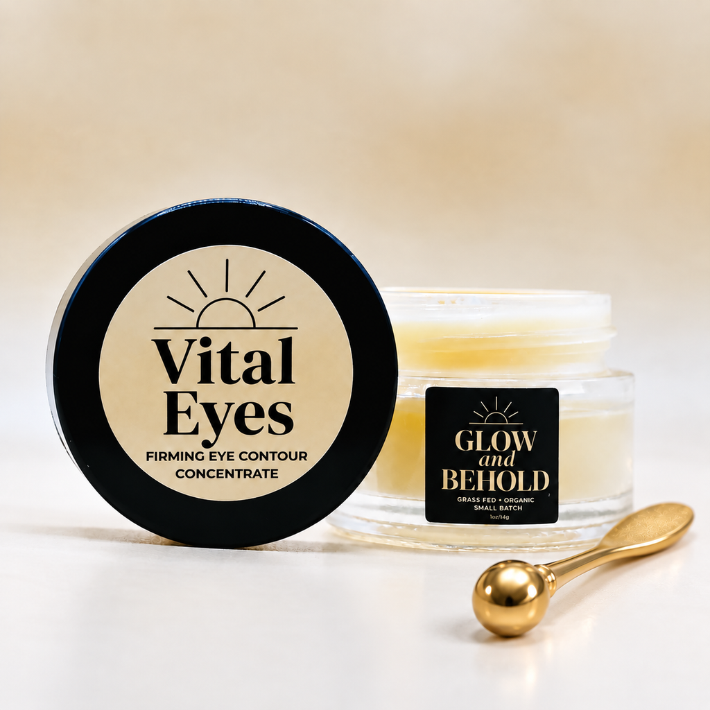 Vital Eyes — Tallow Eye Contour Concentrate + Golden Glow Applicator